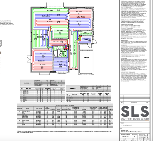 image002Underfloor Underfloor heating plan
